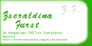 zseraldina furst business card